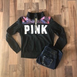 Pink Quarter Zip